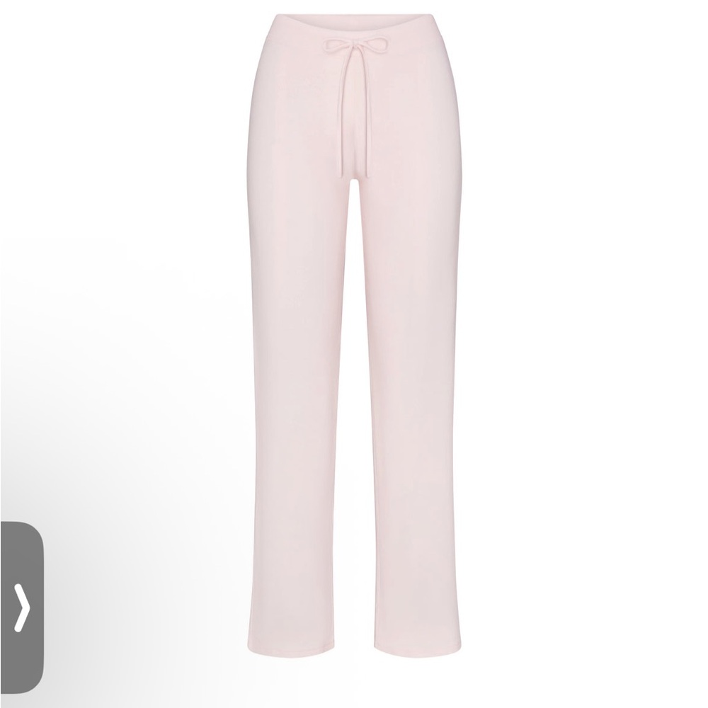 Skims Cotton Jersey Strait Leg Pants